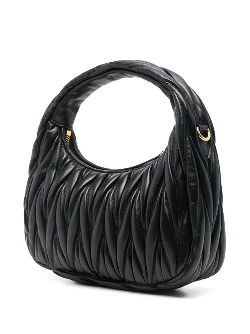 Wander hobo bag in quilted nappa MIU MIU | 5BC125V-OOYAN88F0002